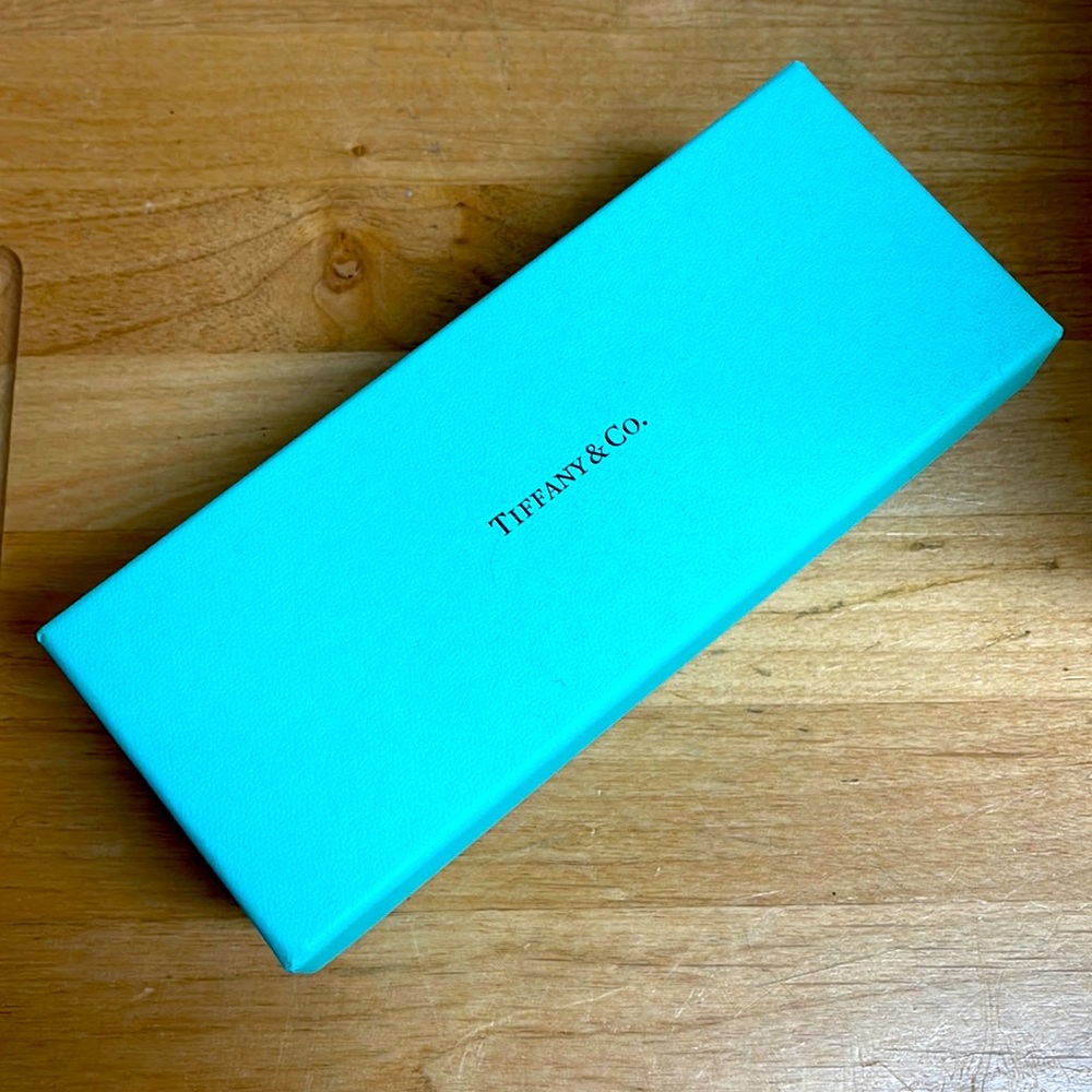 Tiffany & Co. sunglasses box and glasses bag